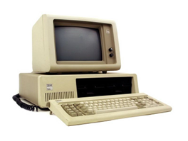 The First IBM PC computer model